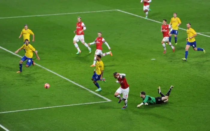 Framed Print : Lukas Podolski's Stunning FA Cup Goal vs. Joe Murphy (Arsenal vs. Coventry City, 2014) Framed Print : Lukas Podolski's Stunning FA Cup Goal vs. Joe Murphy (Arsenal vs. Coventry City, 2014)