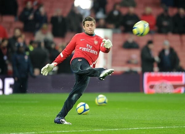 Lukasz Fabianski (Arsenal). Arsenal 3: 2 Aston Villa. FA Cup 4th Round. Emirates Stadium, 29  /  1  /  12
