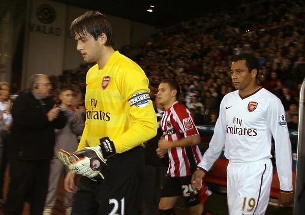 Lukasz Fabianski and Gilberto (Arsenal)