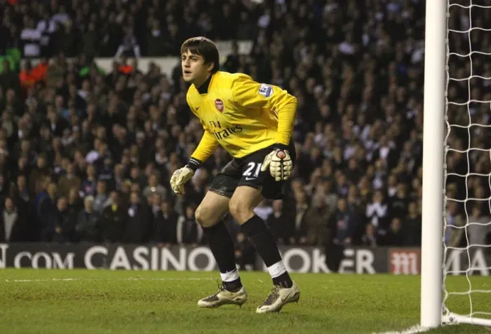 Framed Print : Lukasz Fabianski's Unforgettable Night: Arsenal's 5:1 Defeat at White Hart Lane, Carling Cup Semi-Final (2008) Framed Print : Lukasz Fabianski's Unforgettable Night: Arsenal's 5:1 Defeat at White Hart Lane, Carling Cup Semi-Final (2008)