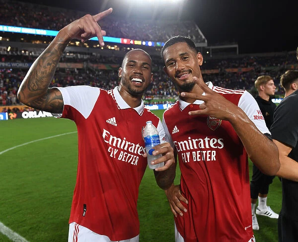 Magalhaes vs. Saliba: A Head-to-Head Battle between Arsenal's Defensive Duo in the Florida Cup Showdown against Chelsea