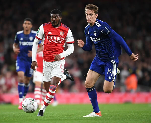 Maitland-Niles Outwits Llorente: Arsenal's Midfielder Scores Past Leeds Defender in Carabao Cup Showdown