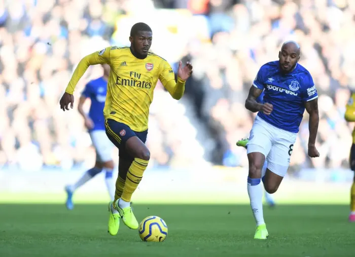 Framed Print : Maitland-Niles vs. Delph: Everton vs. Arsenal, Premier League Clash (December 2019) Framed Print : Maitland-Niles vs. Delph: Everton vs. Arsenal, Premier League Clash (December 2019)