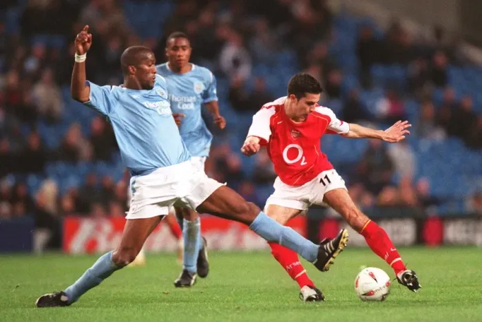 Framed Print : Manchester City 1: 2 Arsenal. Carling League Cup, 3rd Round