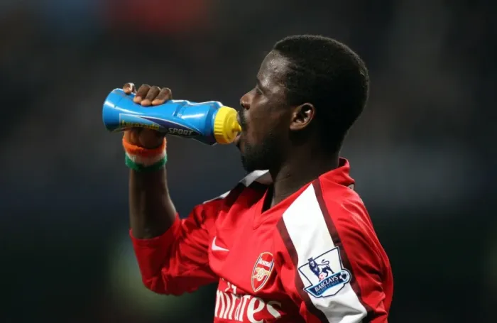 Framed Print : Manchester City Crushes Arsenal 3-0 in Carling Cup Showdown: Emmanuel Eboue's Struggle Framed Print : Manchester City Crushes Arsenal 3-0 in Carling Cup Showdown: Emmanuel Eboue's Struggle