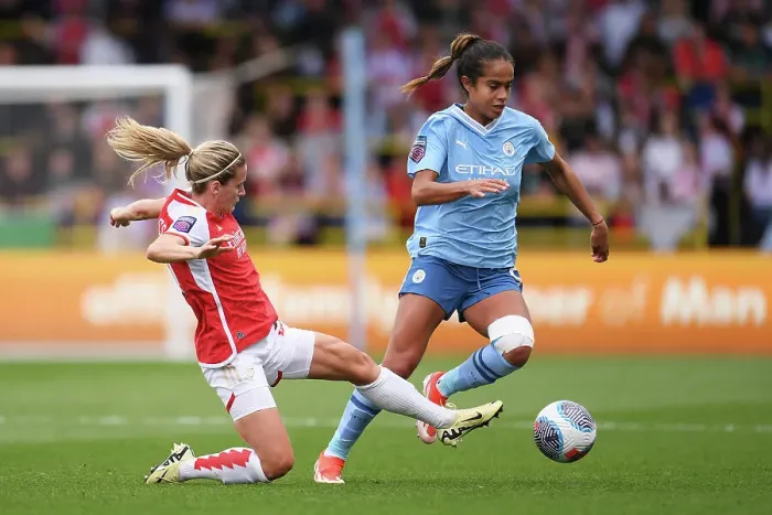 Framed Print : Manchester City v Arsenal FC - Barclays Women's Super League Framed Print : Manchester City v Arsenal FC - Barclays Women's Super League