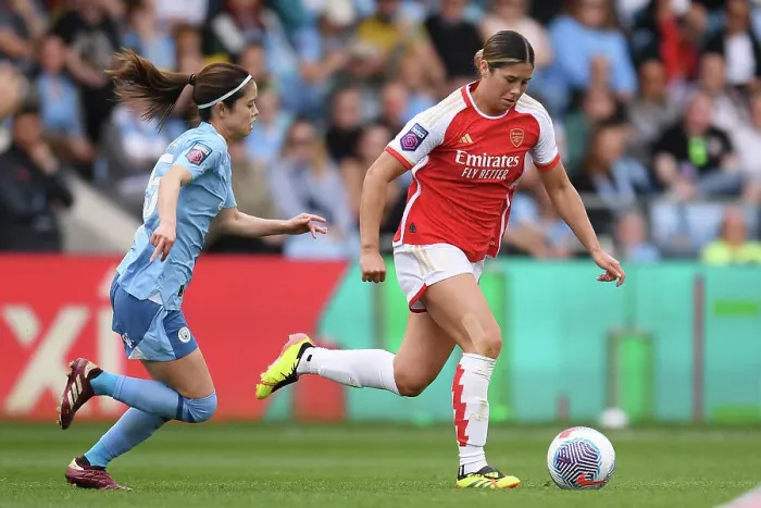 Framed Print : Manchester City v Arsenal FC - Barclays Women's Super League