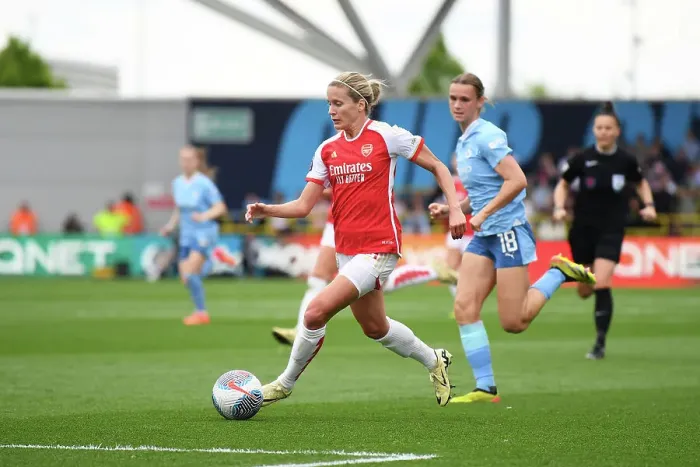Framed Print : Manchester City v Arsenal FC - Barclays Women's Super League