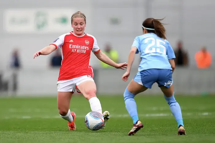 Framed Print : Manchester City v Arsenal FC - Barclays Women´s Super League Manchester City v Arsenal FC - Barclays Women´s Super League