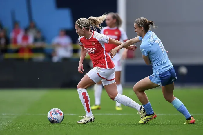 Framed Print : Manchester City v Arsenal FC - Barclays Women´s Super League Manchester City v Arsenal FC - Barclays Women´s Super League