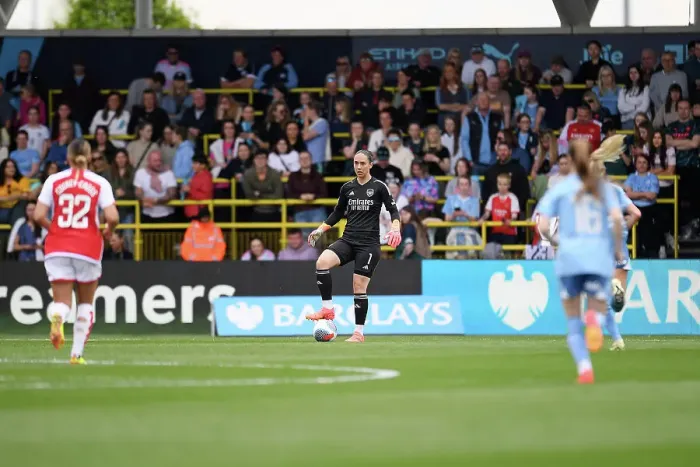 Framed Print : Manchester City v Arsenal FC - Barclays Women´s Super League Manchester City v Arsenal FC - Barclays Women´s Super League