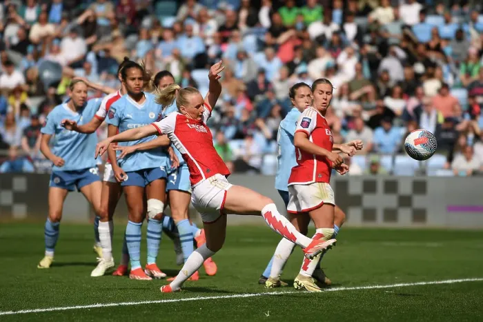 Framed Print : Manchester City v Arsenal FC - Barclays Women´s Super League Manchester City v Arsenal FC - Barclays Women´s Super League