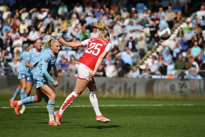 Framed Print : Manchester City v Arsenal FC - Barclays Women´s Super League Manchester City v Arsenal FC - Barclays Women´s Super League