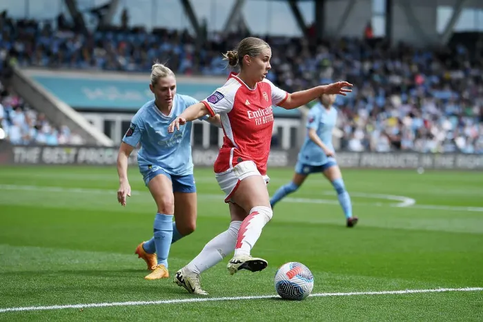Framed Print : Manchester City v Arsenal FC - Barclays Women´s Super League Manchester City v Arsenal FC - Barclays Women´s Super League