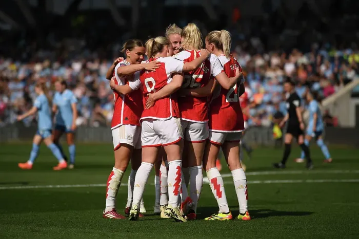 Framed Print : Manchester City v Arsenal FC - Barclays Women´s Super League Manchester City v Arsenal FC - Barclays Women´s Super League