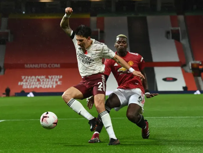 Framed Print : Manchester United vs Arsenal: Hector Bellerin Penalty Drama in Empty Old Trafford (2020-21) Framed Print : Manchester United vs Arsenal: Hector Bellerin Penalty Drama in Empty Old Trafford (2020-21)
