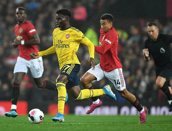 Manchester United vs Arsenal: Saka vs Young - Premier League Showdown (2019-20)