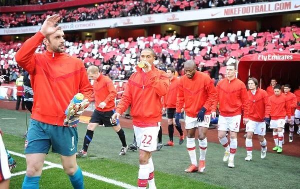 Manuel Almunia (Arsenal). Arsenal 1: 3 Manchester United, Barclays Premier League