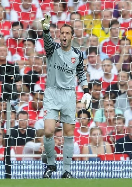 Manuel Almunia (Arsenal). Arsenal 6: 0 Blackpool, Barclays Premier League