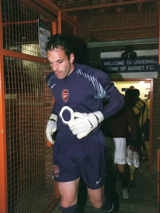 Framed Print : Manuel Almunia (Arsenal). Arsenal Reserves 2: 2 Southampton Reserves
