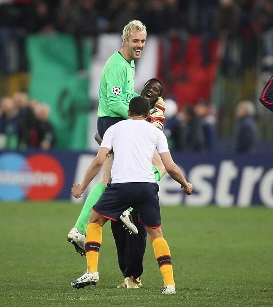 Manuel Almunia, Emmanuel Eboue, and Denilson: Arsenal's Champions League Penalty Heroes (AS Roma 1:0 Arsenal)