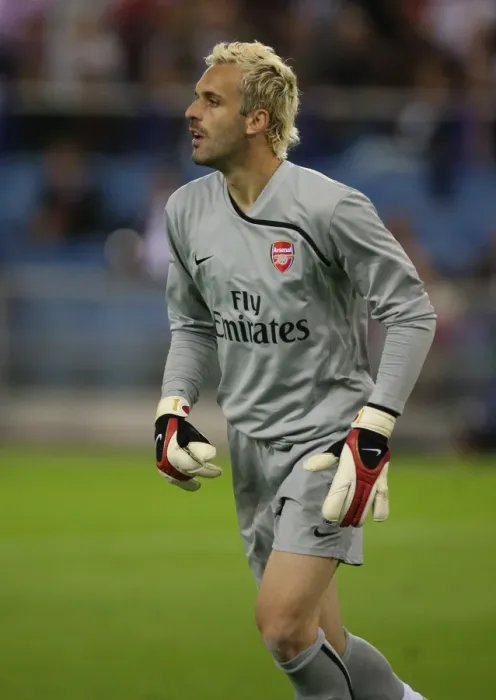 Framed Print : Manuel Almunia's Shining Moment: Arsenal's 2-0 Victory Over FC Twente in the Champions League Framed Print : Manuel Almunia's Shining Moment: Arsenal's 2-0 Victory Over FC Twente in the Champions League