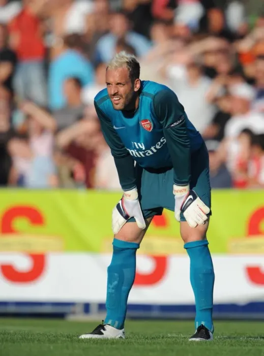 Framed Print : Manuel Almunia's Shining Moment: Arsenal's Historic 7-1 Victory Over SC Columbia (July 2009)