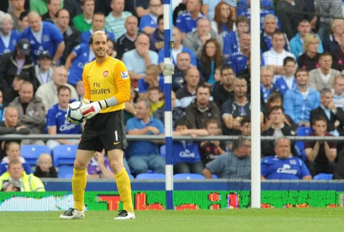 Framed Print : Manuel Almunia's Unforgettable Night: Arsenal's Historic 6-1 Victory Over Everton (August 2009) Framed Print : Manuel Almunia's Unforgettable Night: Arsenal's Historic 6-1 Victory Over Everton (August 2009)
