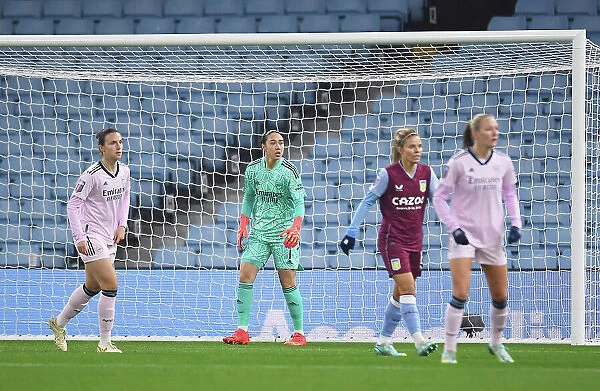 Manuela Zinsberger: Arsenal's Star Goalkeeper in Action against Aston Villa, Barclays Women's Super League