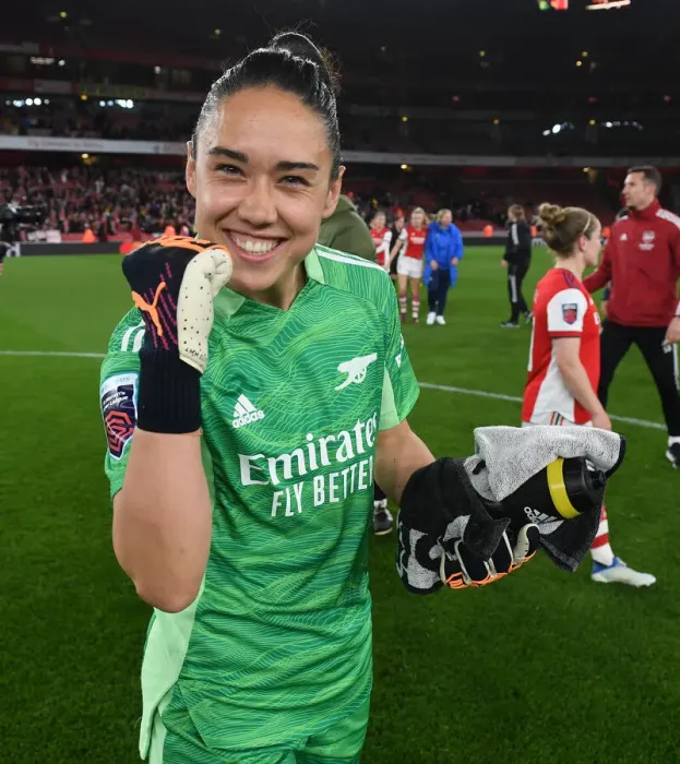 Framed Print : Manuela Zinsberger's Emotional Reaction: Arsenal Women Celebrate FA WSL Victory over Tottenham Hotspur Framed Print : Manuela Zinsberger's Emotional Reaction: Arsenal Women Celebrate FA WSL Victory over Tottenham Hotspur