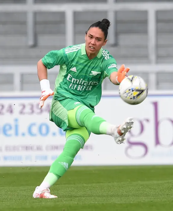 Framed Print : Manuela Zinsberger's Heroic Performance: Arsenal Women Edge Past Crystal Palace Women in FA Cup 5th Round