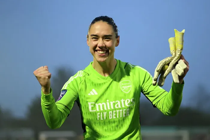 Framed Print : Manuela Zinsberger's Triumph: Arsenal Women's Super League Victory over West Ham United Framed Print : Manuela Zinsberger's Triumph: Arsenal Women's Super League Victory over West Ham United