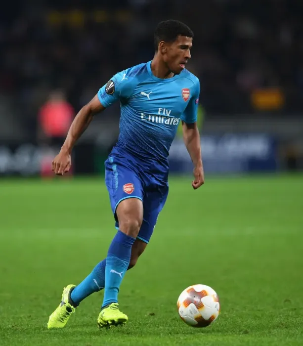 Framed Print : Marcus McGuane in Action: Arsenal vs. BATE Borisov, UEFA Europa League 2017-18 Framed Print : Marcus McGuane in Action: Arsenal vs. BATE Borisov, UEFA Europa League 2017-18