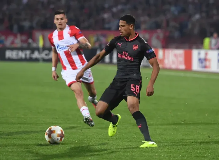 Framed Print : Marcus McGuane: Arsenal's Star Performance Against Red Star Belgrade Framed Print : Marcus McGuane: Arsenal's Star Performance Against Red Star Belgrade