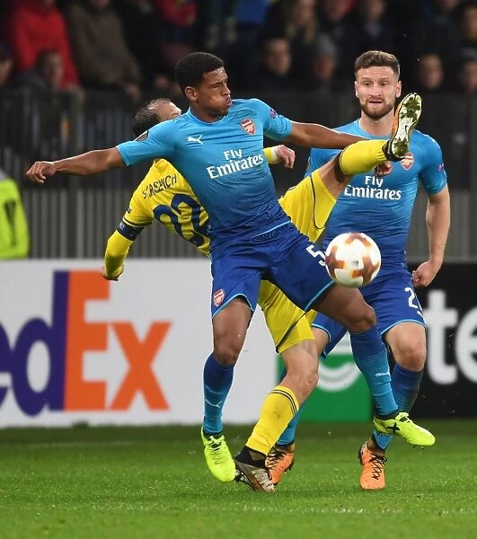Marcus McGuane vs Igor Stasevich: Clash in the Europa League between FC BATE Borisov and Arsenal FC