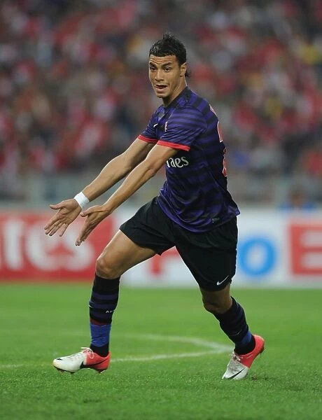 Marouane Chamakh in Action: Arsenal vs Malaysia XI (2012)