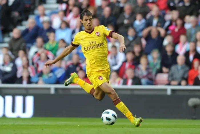 Framed Print : Marouane Chamakh (Arsenal). Sunderland 1: 1 Arsenal, Barclays Premier League