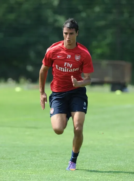 Framed Print : Marouane Chamakh at Arsenal Training Camp, Austria, 2010 Framed Print : Marouane Chamakh at Arsenal Training Camp, Austria, 2010