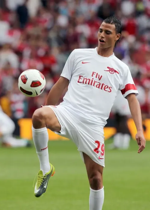 Framed Print : Marouane Chamakh Scores for Arsenal in Emirates Cup Win Against Celtic (3-2) Framed Print : Marouane Chamakh Scores for Arsenal in Emirates Cup Win Against Celtic (3-2)