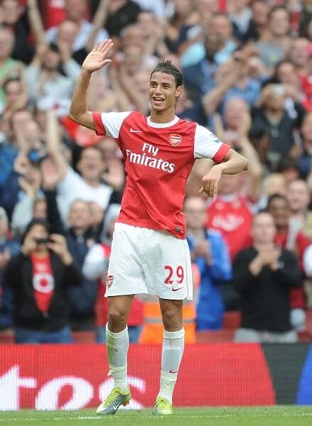 Marouane Chamakh's Sixth Goal: Arsenal's Dominant 6-0 Victory over Blackpool