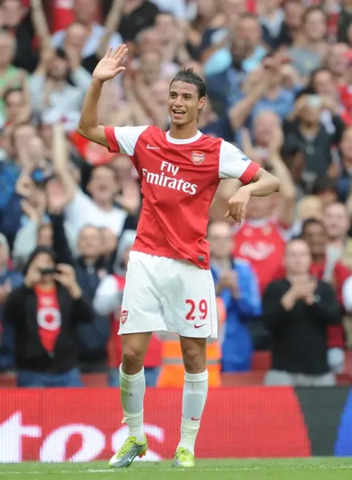 Framed Print : Marouane Chamakh's Sixth Goal: Arsenal's Dominant 6-0 Victory over Blackpool Framed Print : Marouane Chamakh's Sixth Goal: Arsenal's Dominant 6-0 Victory over Blackpool