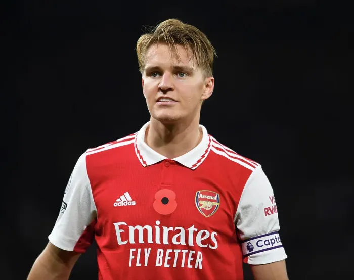 Framed Print : Martin Odegaard in Action: Arsenal vs. Wolverhampton Wanderers, Premier League 2022-23