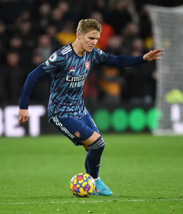 Framed Print : Martin Odegaard in Action: Arsenal vs Wolverhampton Wanderers, Premier League 2021-22 Framed Print : Martin Odegaard in Action: Arsenal vs Wolverhampton Wanderers, Premier League 2021-22