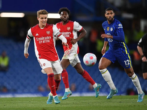 Martin Odegaard in Action: Chelsea vs Arsenal, Premier League 2021-22