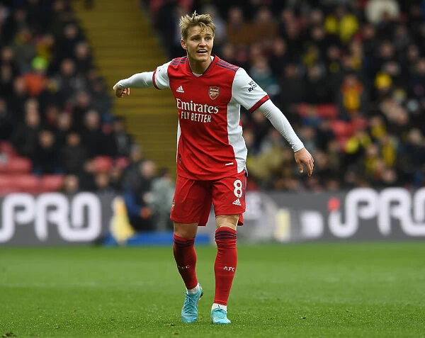 Martin Odegaard: Arsenal's Midfield Maestro Dazzles in Premier League Victory Over Watford