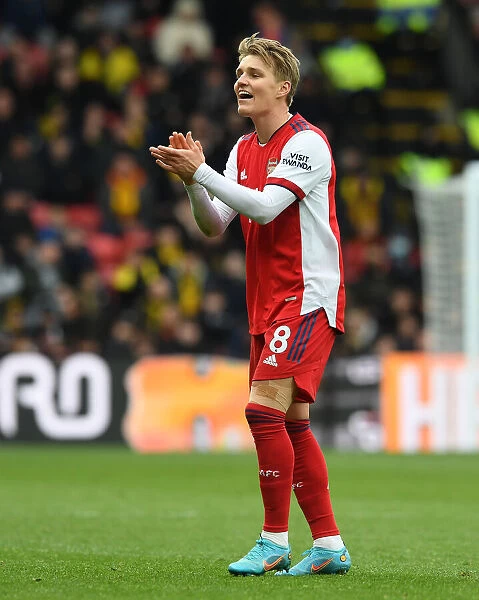 Martin Odegaard: Arsenal's Midfield Masterclass - Shining Brillantly Against Watford in the Premier League 2021-22
