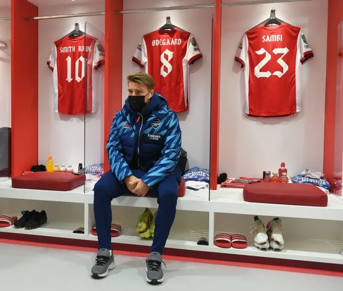 Framed Print : Martin Odegaard Gears Up: Arsenal's Battle Against Liverpool in Carabao Cup Semifinal Framed Print : Martin Odegaard Gears Up: Arsenal's Battle Against Liverpool in Carabao Cup Semifinal