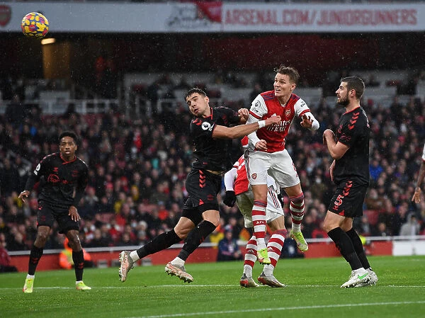 Martin Odegaard Scores Arsenal's Second Goal Against Southampton (December 2021)