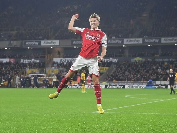 Martin Odegaard Scores First Arsenal Goal: Arsenal Secure Victory Over Wolverhampton Wanderers in Premier League 2022-23