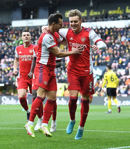Martin Odegaard Scores First Goal: Watford vs. Arsenal, Premier League 2021-22